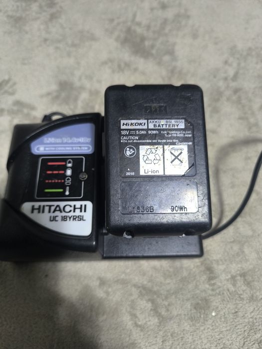 Încărcător Hitachi UC18YRSL+Acumulator HIKOKI 5Ah