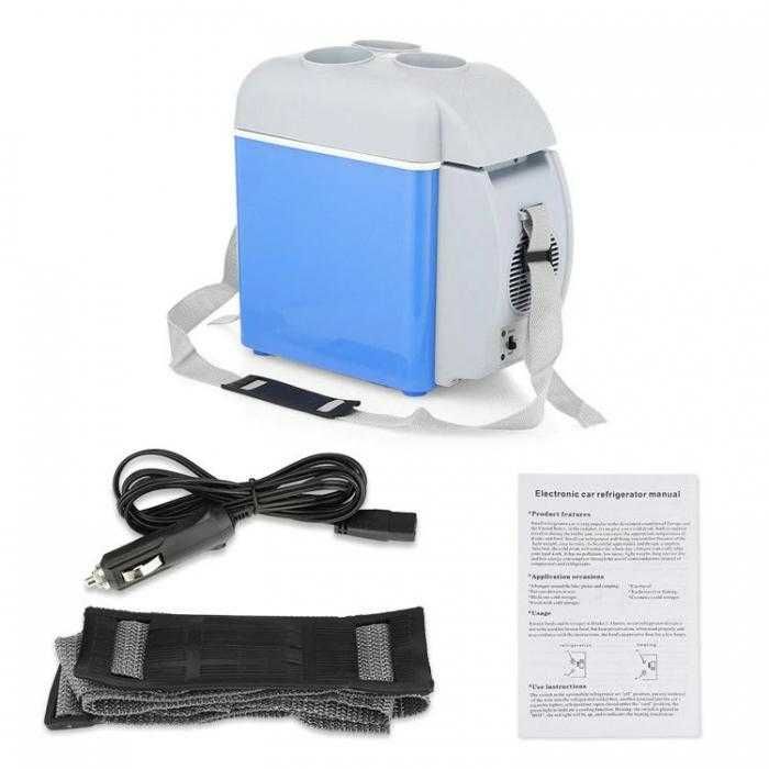 Преносимо хладилно барче за кола / автомобил 7.5L (12V) Хладилна чанта