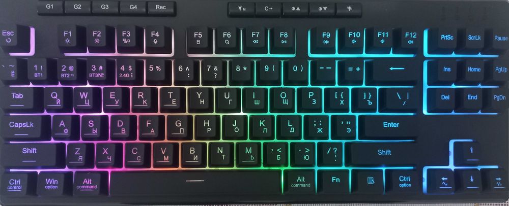 Redragon SHIVA PRO 87 3в1  Мембранная Клавиатура RU/EN