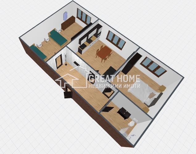 Продава се Тристаен апартамент в Търговище, Запад 3 - 67 кв.м за 914 €/кв.м - Снимка #9