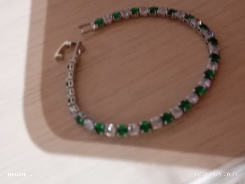 Brățară argint tennis 17.5 cm