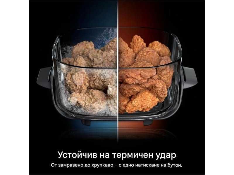 Еър Фрайър с 4 Функции и Стъклен Съд за Готвене Ninja CRISPi, 3.8L