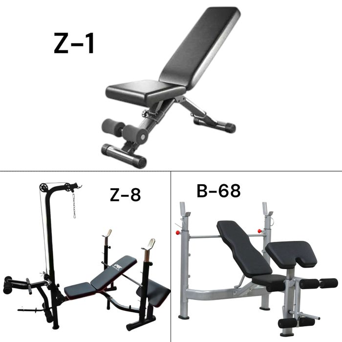 Скамья для упражнений Лежак для пресса и гантелей Разного модели