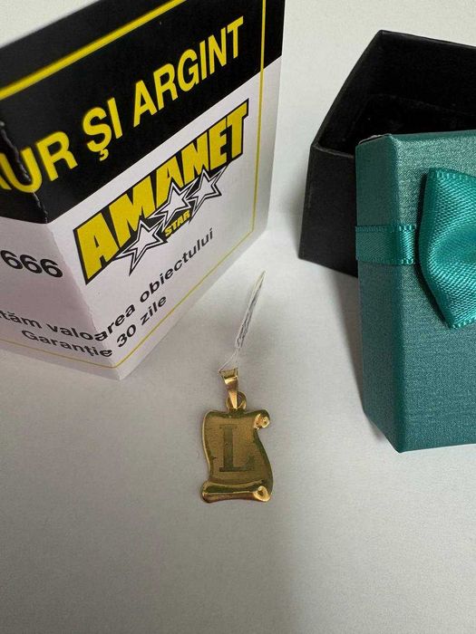 Pandant Cu Litera L Aur 14k 0.84gr (cdc)
