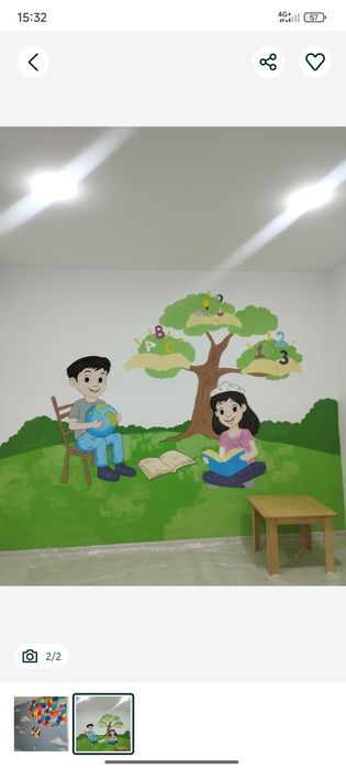 Devor Oynalarga rasm chizib beramiz Toshkent boʻylab