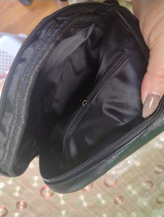 Дамска кожена раница