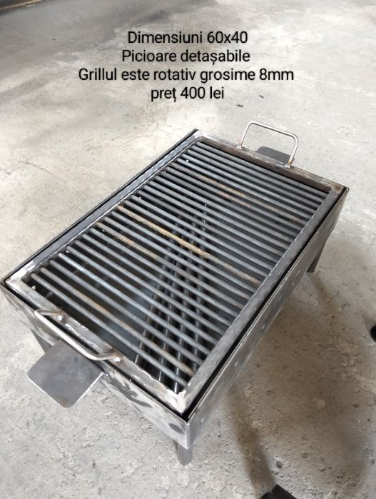 Sobă rachetă, grătare de grădină, disc