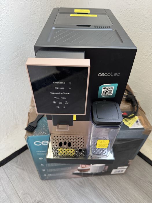 Кафеавтомат Cecotec Cremmaet Compactccino Black Rose, Кафемашина, 1350W, 19 бара!