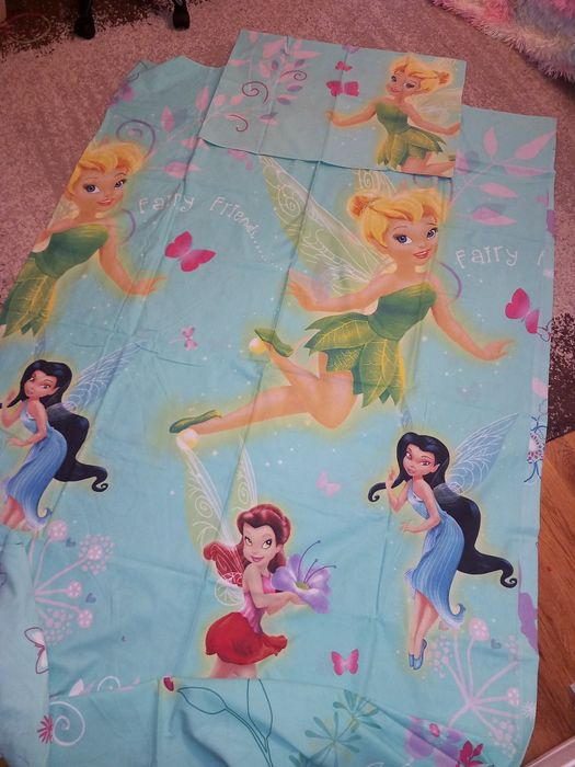 Lenjerie pat fete 1 persoana bumbac, prințese, kitty, Barbie, Peppa
