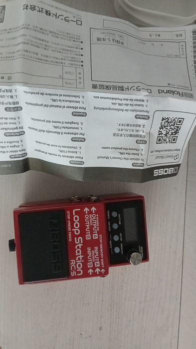 Педаль эффектов Boss RC-5 Loop Station. 
Тип: Лупер (педаль заци