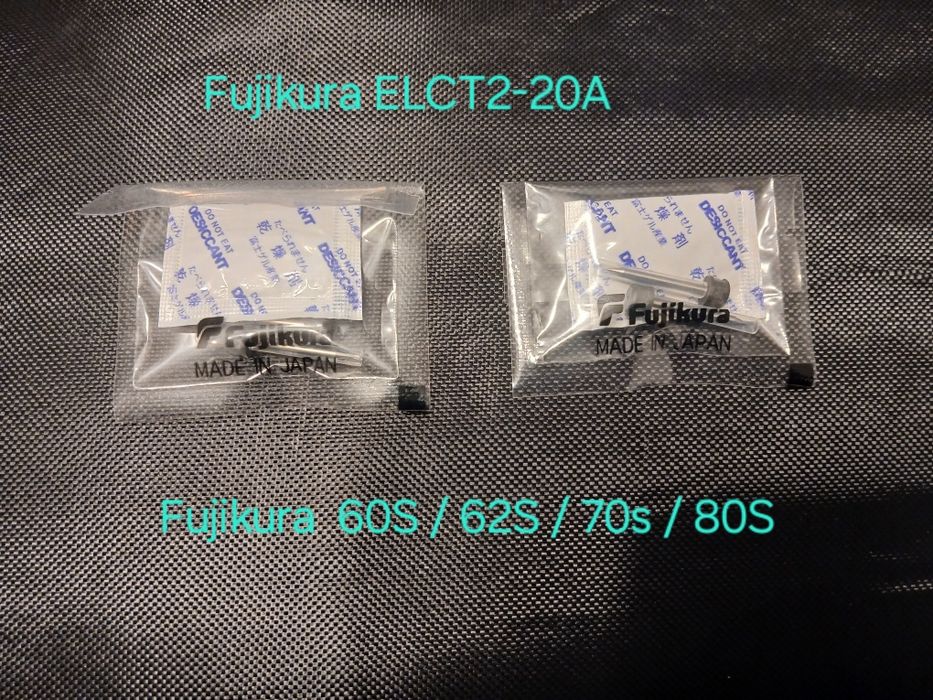 Electrozi Fujikura ELCT2-20A pentru aparat sudat fibra optica Fujikura