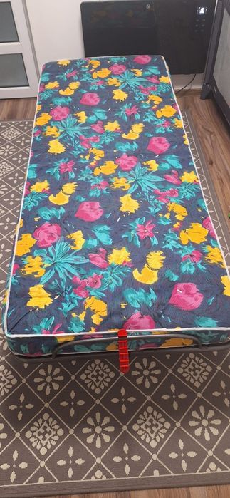 Pat pliabil lemn cu saltea