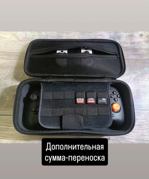 Nintendo switch OLED с дополнительным контроллером и сумкой
