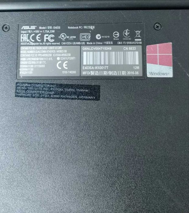 Лаптоп ASUS Notebook