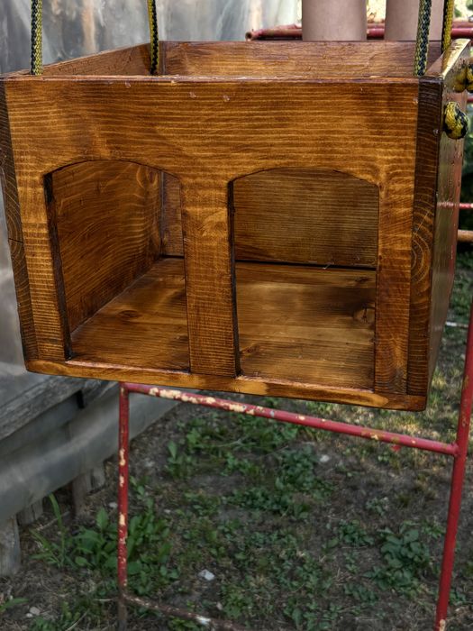 Hintă din lemn de pjn pentru copii,HandMade