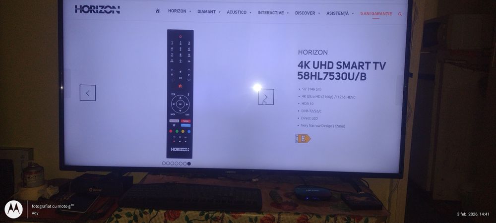 Marca Horizon display 146 cm