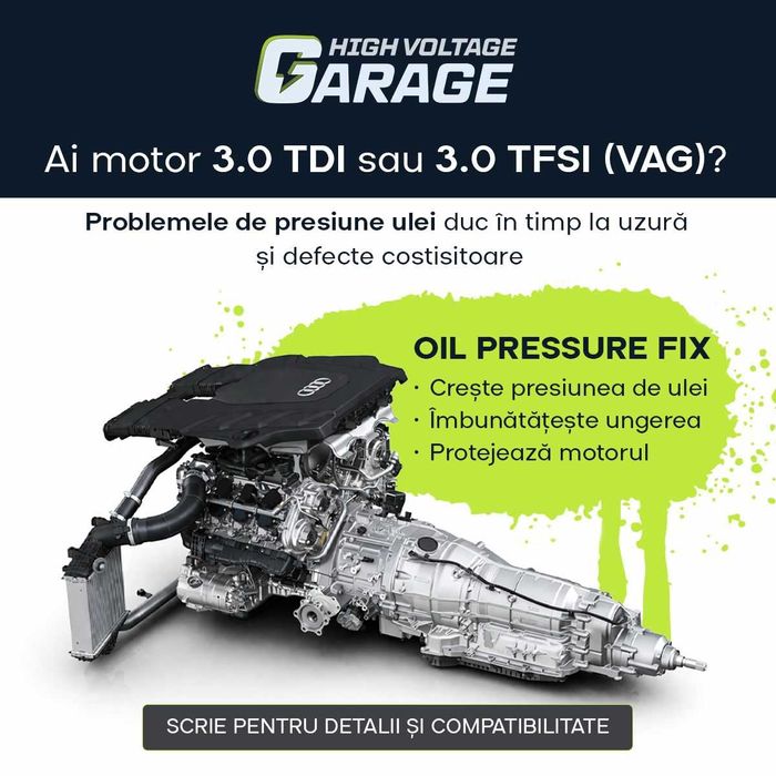 Reparatii software probleme presiune ulei gama VAG 3.0 TDI/TFSI