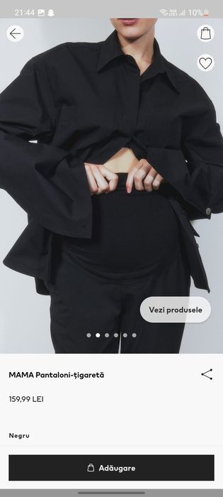 Pantaloni gravide eleganti HM  xs