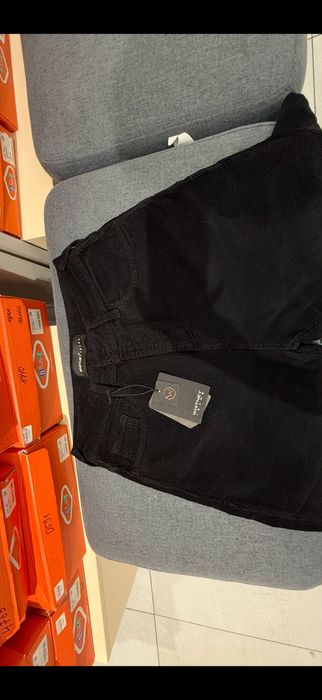 Вельвет брюки черные