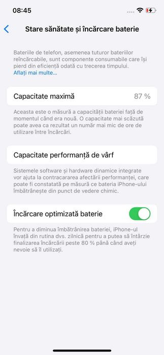 iPhone 12 Black 64GB | Baterie 87% | Stare Excelentă