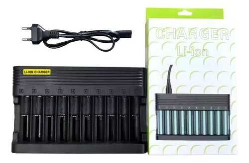 Incarcator de Acumulatori Li-ion  Multifuntional 10 Porturi