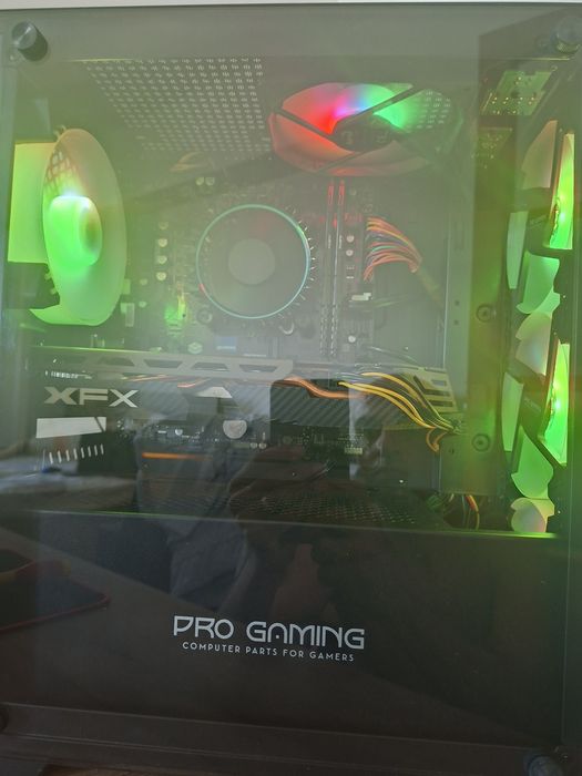Pc gaming I5 12400F, 16Gb ddr4, Video Rx 580 8 Gb 256 biti, 2xm2 256gb, 1Tb HDD