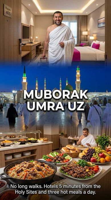 Centrum Holidays Умра Chilonzor To'g'ri Reys Muborak Umra Tur Paket