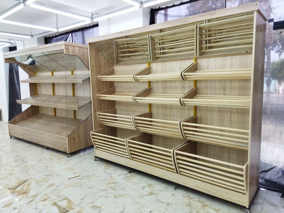 Нон ва мева учун замонавий полкалар