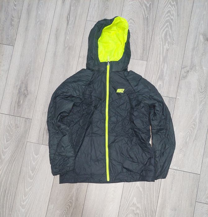 Geaca nike neagru/verde neon