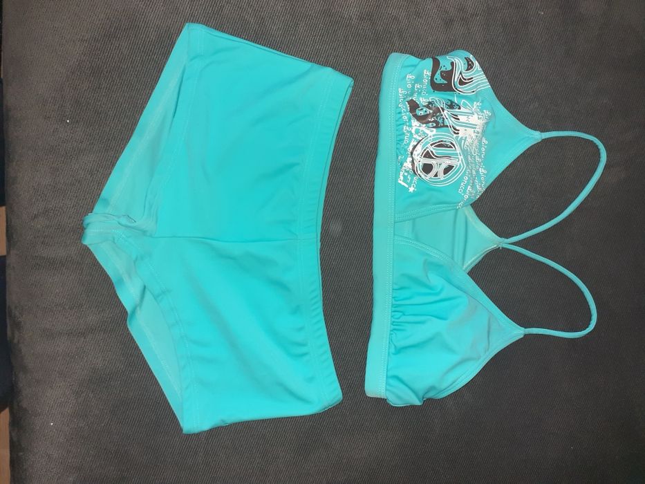 Дамски бански.Син.Нов.