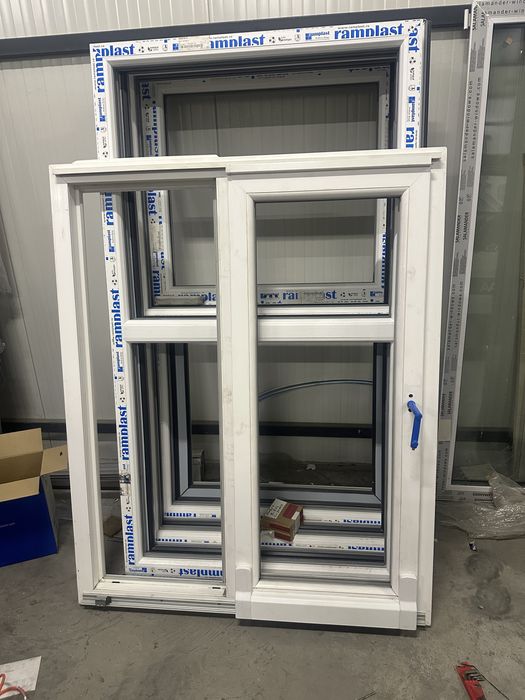 Geam termopan culisant / 6 camere /  NOU / 119L x 148H