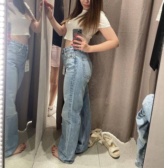Джинсы прямые ZARA