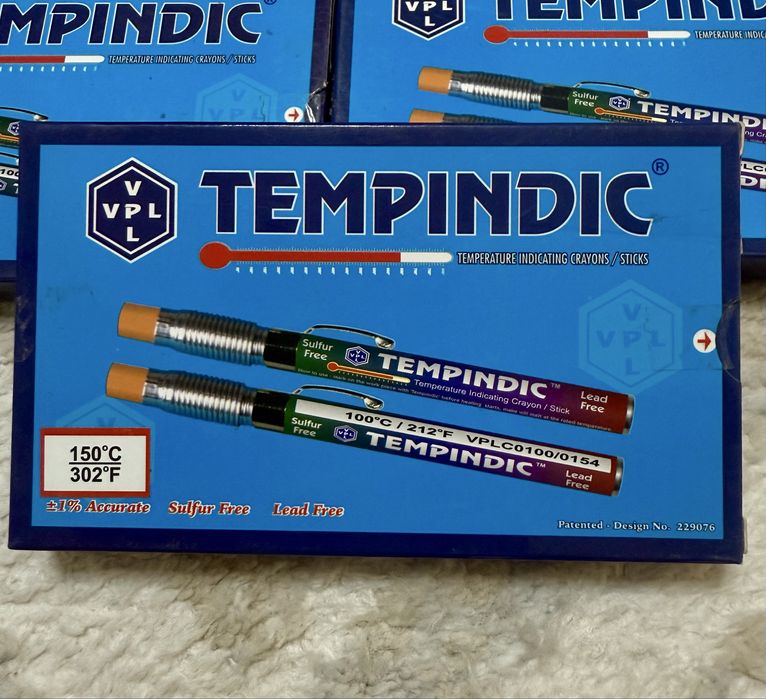 TEMPINDIC термокарандаши / индикаторы температуры для сварки