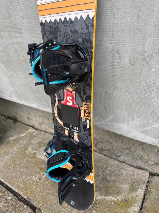Placa snowboard Salomon JR 135cm+legaturi Salomon