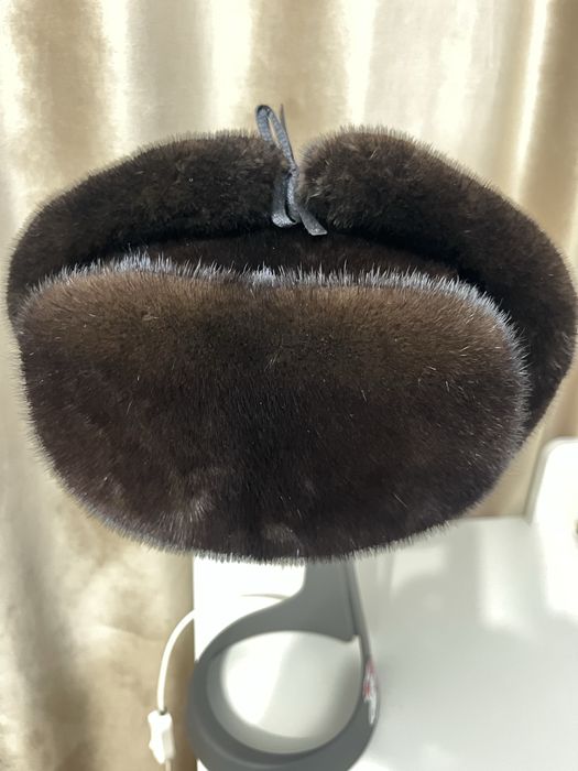 Продам финскую норковую шапку-ушанку