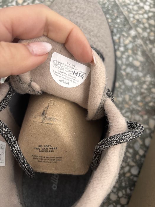 Чисто нови корейски боти Allbirds от вълна мъжки 46-47 номер