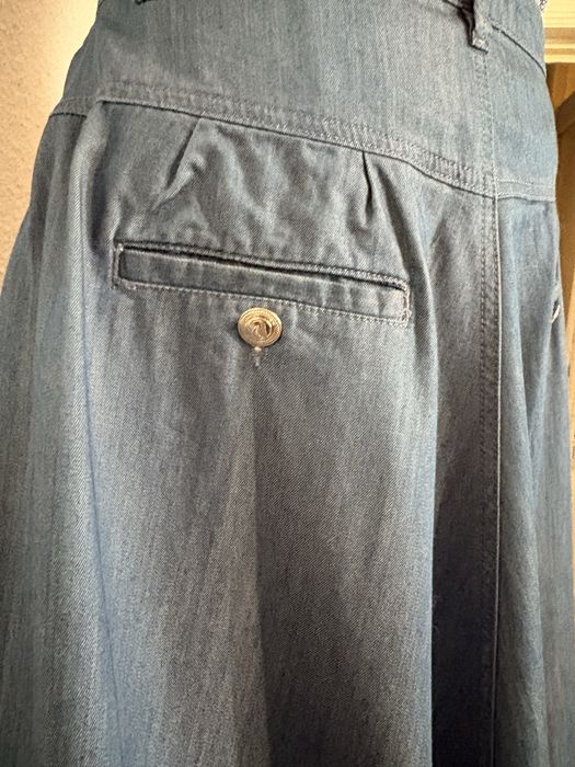 Pierre Balmain – fustă lungă denim de  colecție