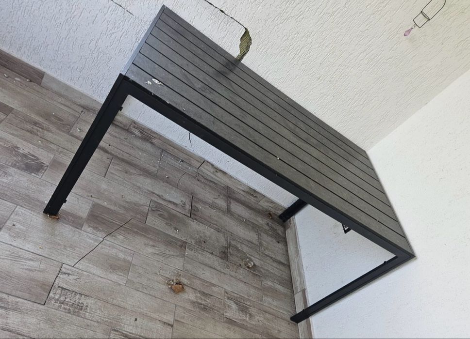Set mobilier grădină JYSK – masă + 4 scaune rabatabile BREDSTEN
