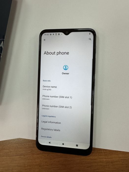 Motorola G30, ca nou, cutie si cablu incarcare