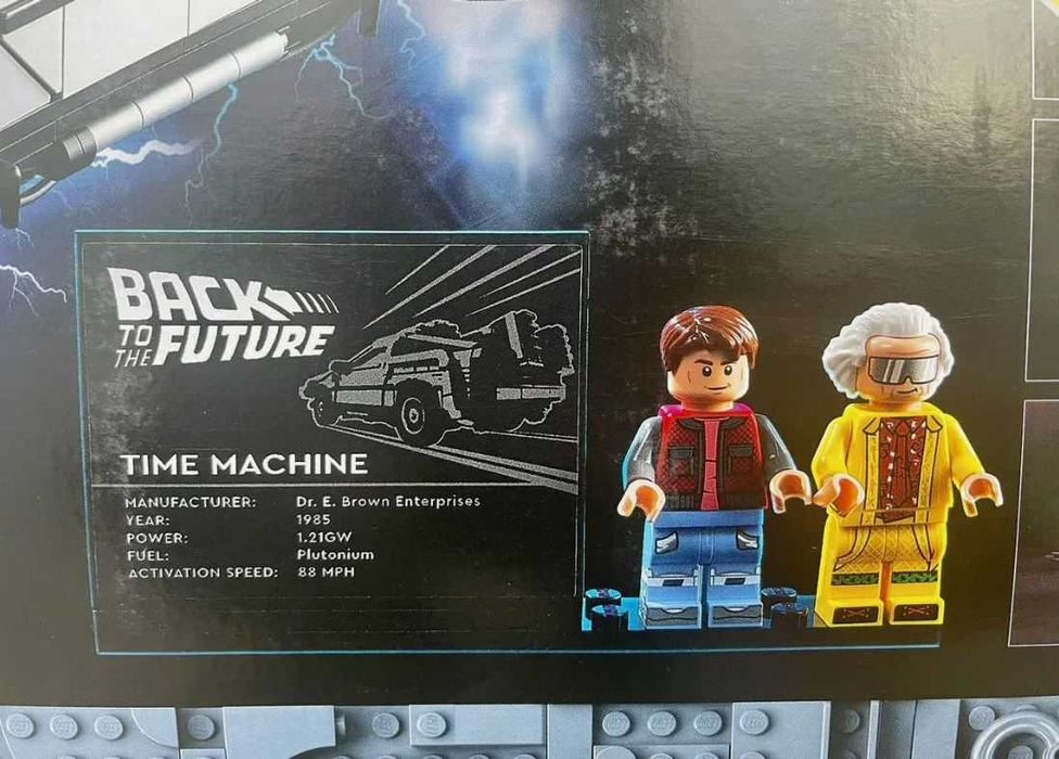 Lego Creator 10300 Назад в Будущее: Делореан