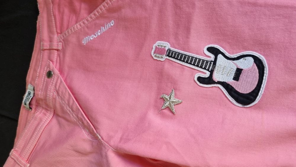 Pantaloni roz Moschino adolescenta