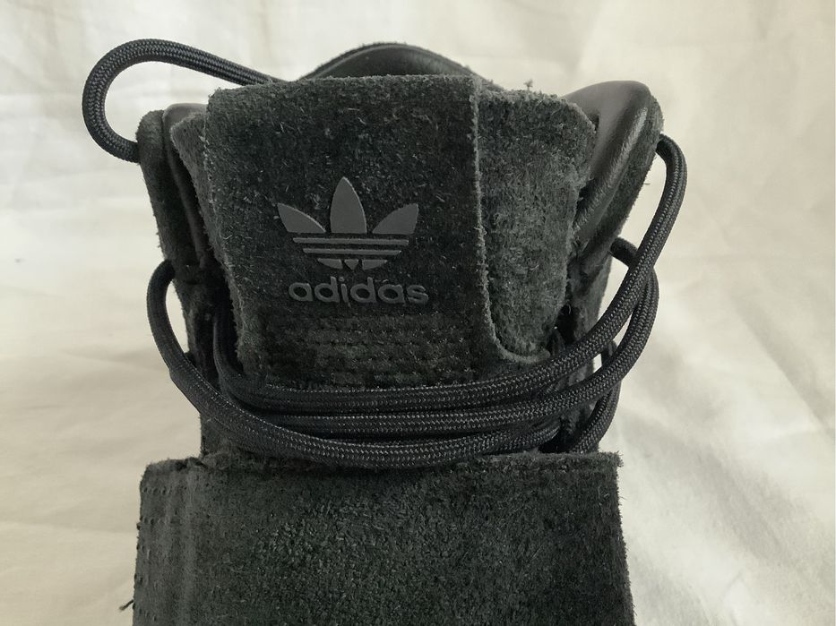 Ghete piele intoarsa naturala Adidas Tubular Strap, 38 2/3