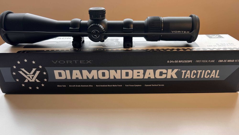 Оптика Vortex Diamondback 6-24x50 + Монтаж Vortex Hunter 30mm