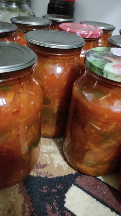 Продам томатный сок, огонёк и консервацию
