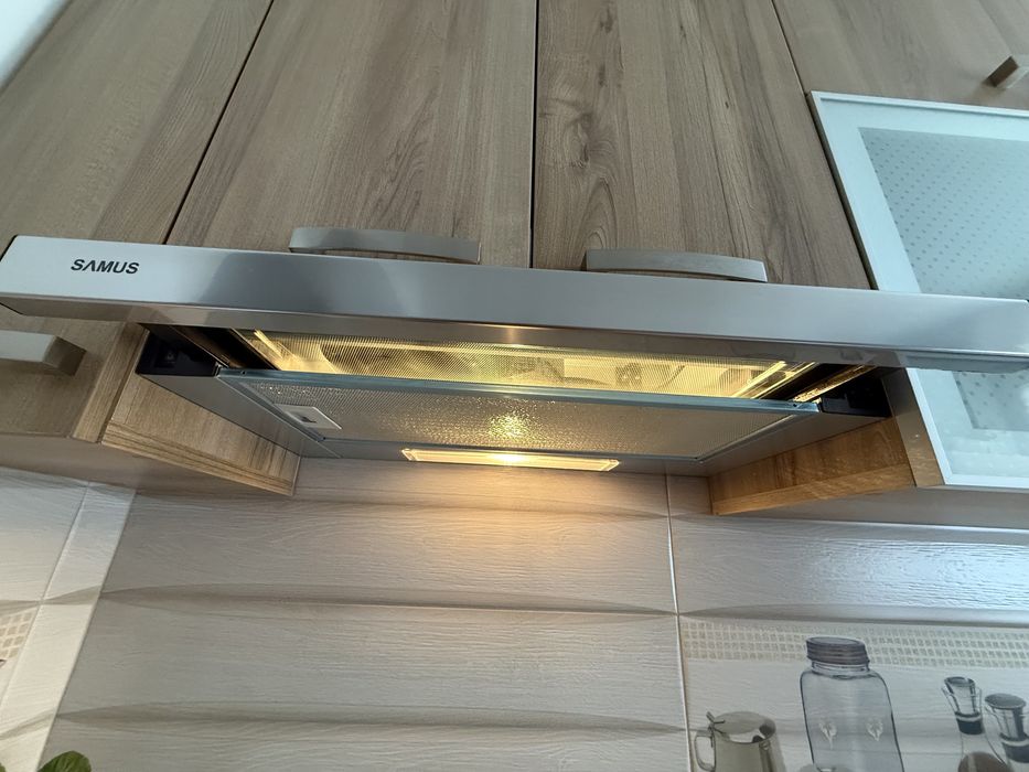 Set SAMUS: cuptor electric, plita, hota + chiuveta cu baterie CADOU