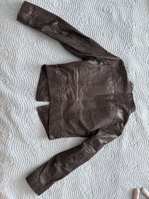 Кожаная куртка Armani