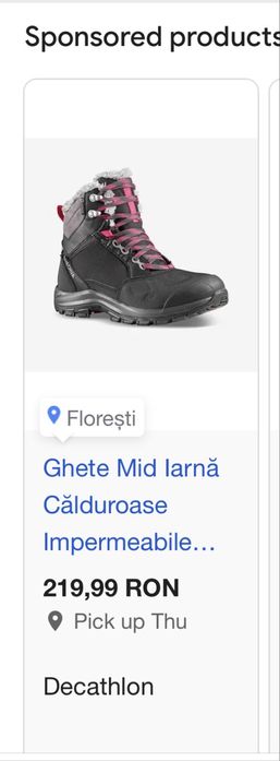 Ghete de iarna/zapada dama, marimea 39