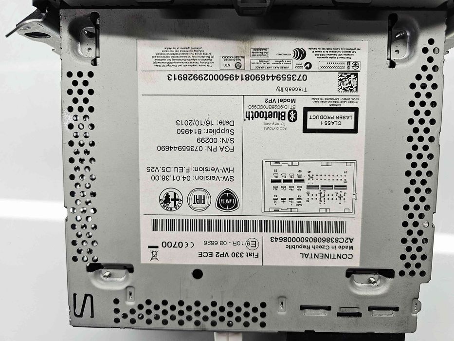 Radio CD cu navigatie Fiat 500L Trekking [Fabr 2012-prezent] 07355944