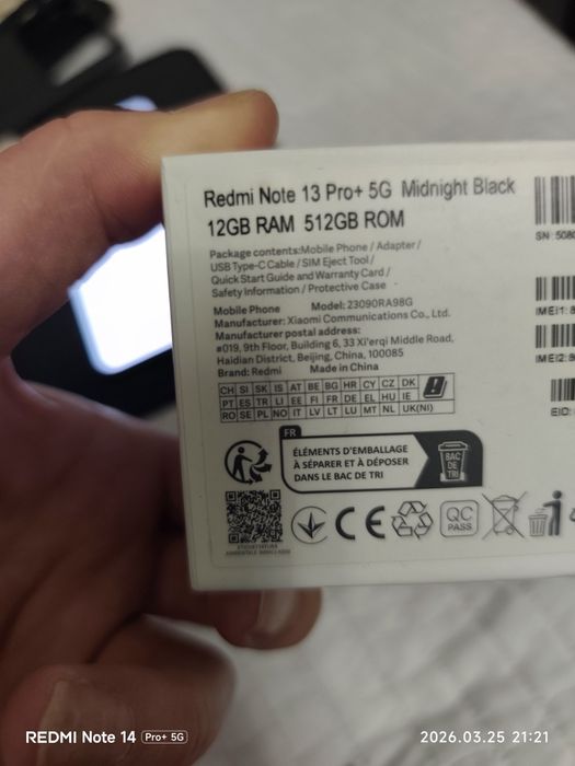 Redmi note 13 pro plus 5G + 12/512