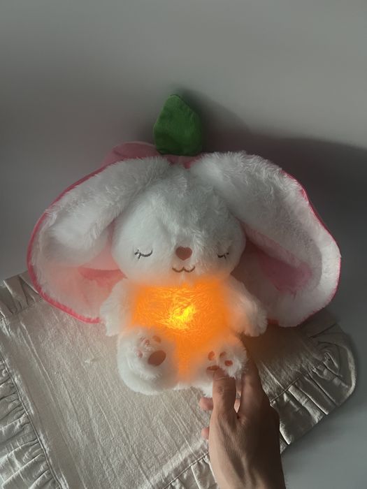 Дышащий зайчик клубника